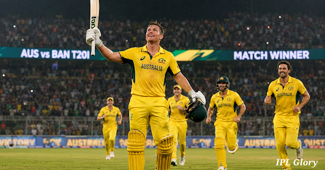 AUS vs BAN: Renshaw के तूफान से जीता ऑस्ट्रेलिया, रोमांचक मैच रिपोर्ट