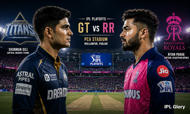 GT vs RR Playoff Match Today: शुभमन गिल बनाम रियान पराग, महामुकाबले के लिए तैयार हैं दोनों टीमों के नए सूरमा!