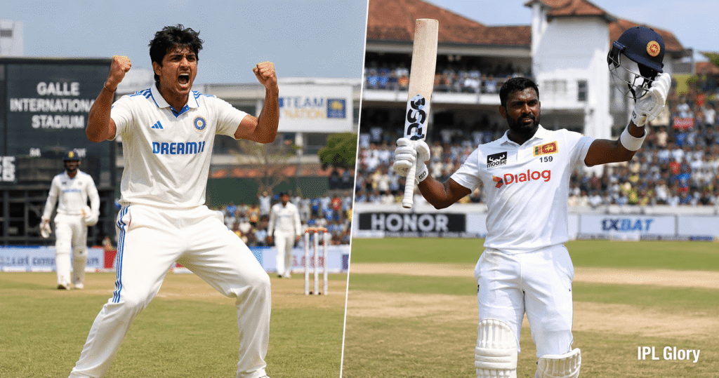 IND vs SL 1st Test Day 3 Highlights: Manav Suthar 4 wickets and Sonal Dinusha 100 runs