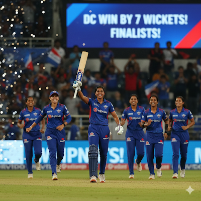DC vs GG WPL 2026 Eliminator Highlights: दिल्ली की धमाकेदार जीत, जेमिमा के तूफान में उड़ी गुजरात जायंट्स! DC In Final