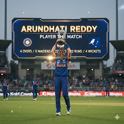 IND-W vs AUS-W 1st T20 Highlights: अरुंधति रेड्डी के तूफान में उड़ा ऑस्ट्रेलिया, भारत की ऐतिहासिक जीत!