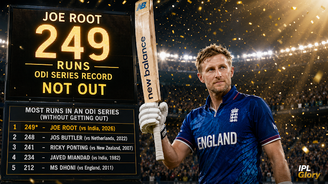 Joe Root Creates History with Most Runs Without Getting Out in an ODI Series