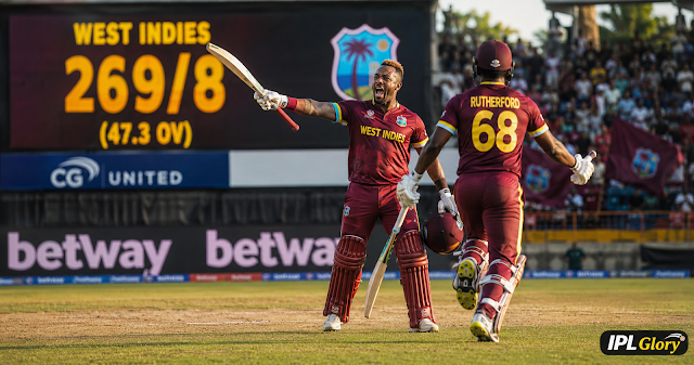 Match Winner Shimron Hetmyer's Epic Celebration in Barbados.