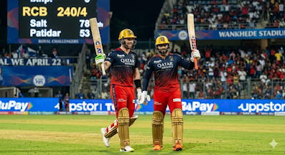 RCB vs MI 2026: Phil Salt और Patidar के तूफान में उड़ी Mumbai, 18 रन से ऐतिहासिक जीत