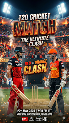RCB vs SRH IPL 2026: बेंगलुरु में होगी रनों की बारिश! जानिए पिच रिपोर्ट, प्लेइंग 11 और मैच प्रेडिक्शन