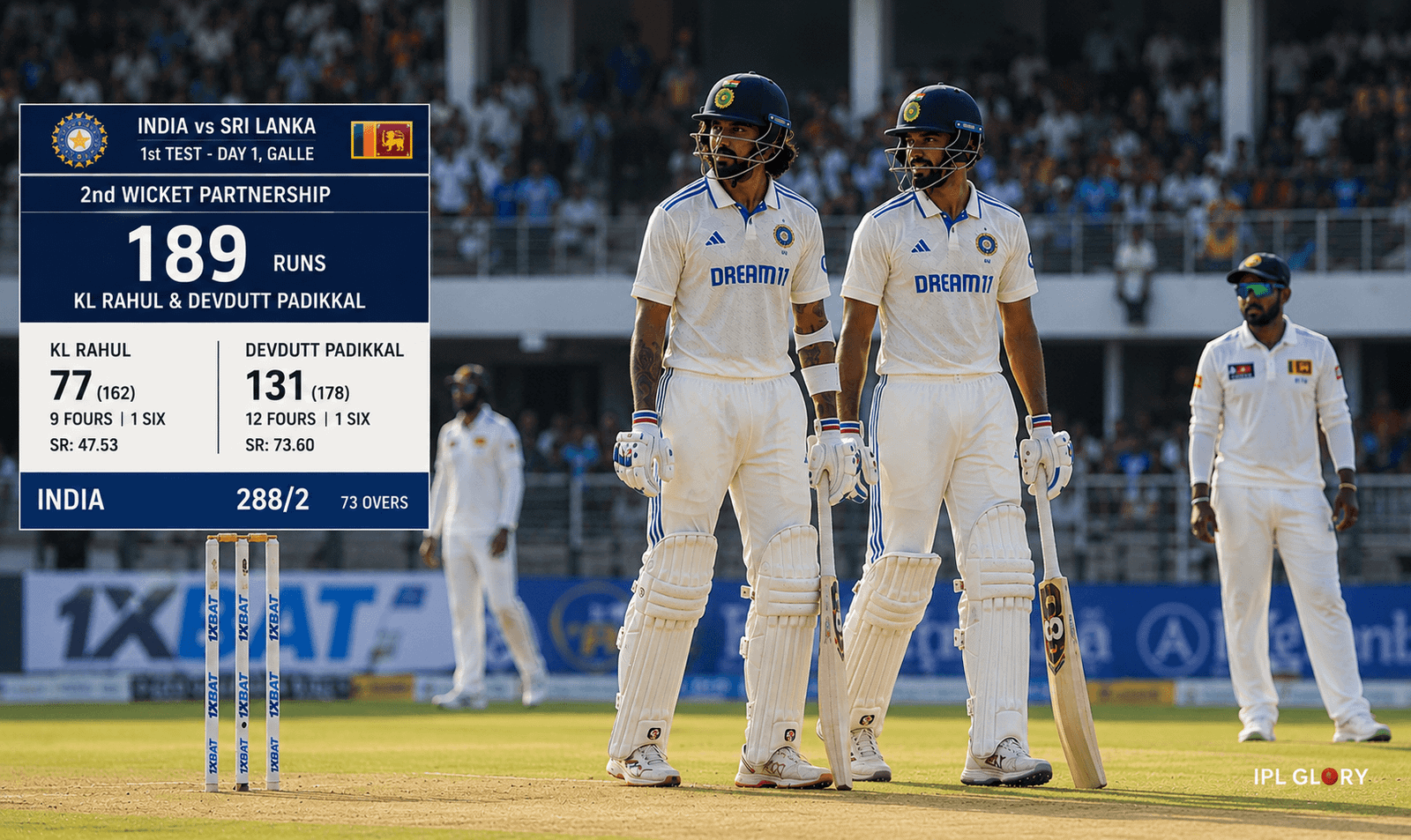 IND vs SL 1st Test Day 1: Devdutt Padikkal का ऐतिहासिक शतक, KL Rahul की शानदार वापसी! 4 IND vs SL 1st Test Day 1: Devdutt Padikkal का ऐतिहासिक शतक, KL Rahul की शानदार वापसी!