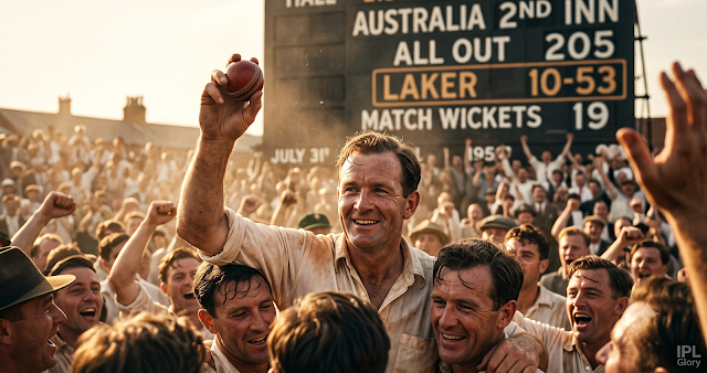 Jim Laker: That Unforgettable Moment of Victory and Celebration