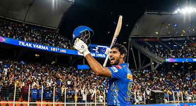 MI vs GT IPL 2026: तिलक वर्मा का 45 गेंदों में शतक — MI ने GT को 99 रन से कुचला!
