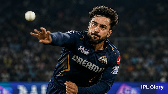 GT vs RR: Rashid Khan के तूफान में उड़ी RR, 77 रन से जीती GT