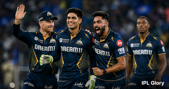 Gujarat Titans' Dynamic Power Celebration